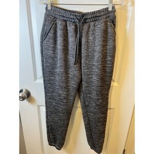 Angel Cult Womens Jogger Sweatpants Space Dye Heathered Grey Large